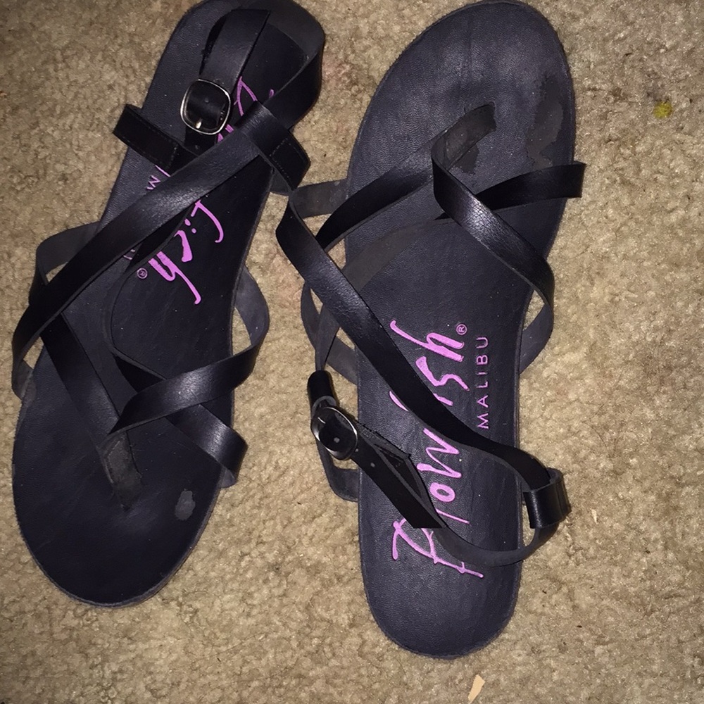 Black sandals